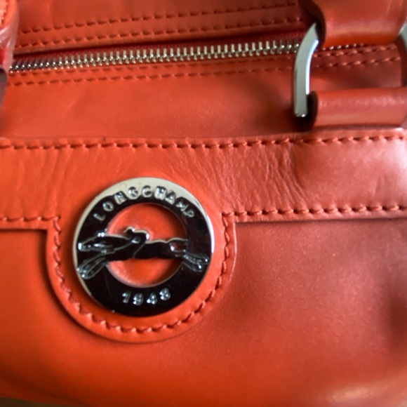 Longchamp Orange Boston Bag - Picture 10 of 11